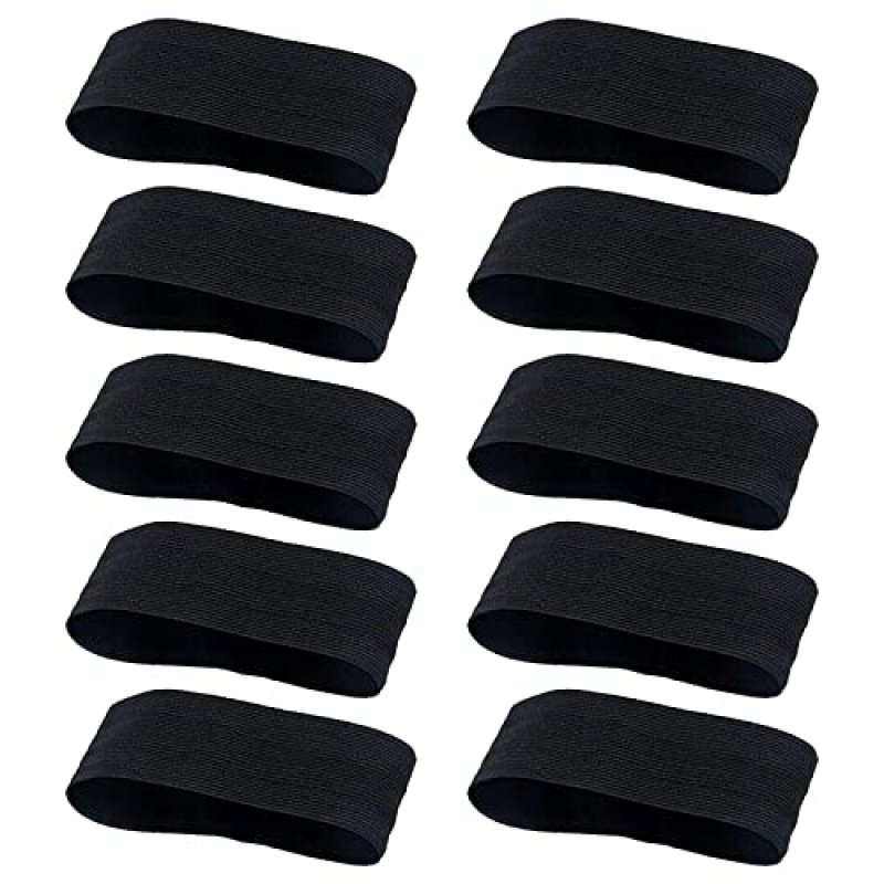 10 PCS Black Armbands Football, Elastic Armbands…
