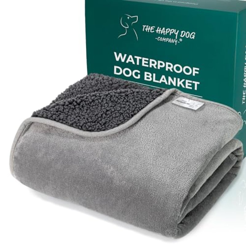 100% Waterproof Dog Blankets for Large Dogs –…