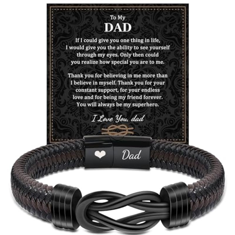 VU100 Leather Bracelet for Dad