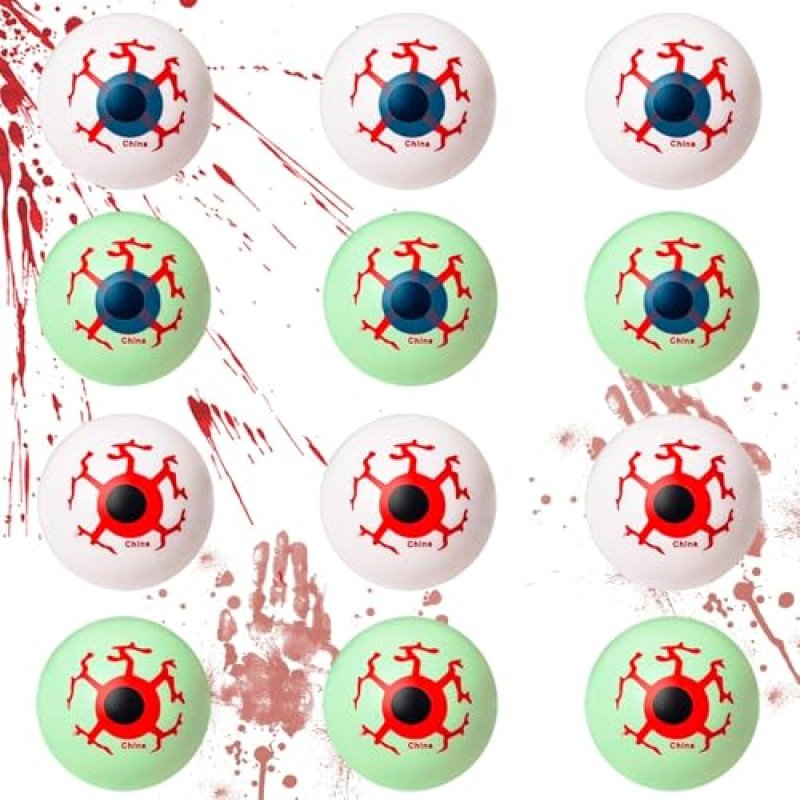 12 Pcs Halloween Decorations Scary Eyeballs Party…