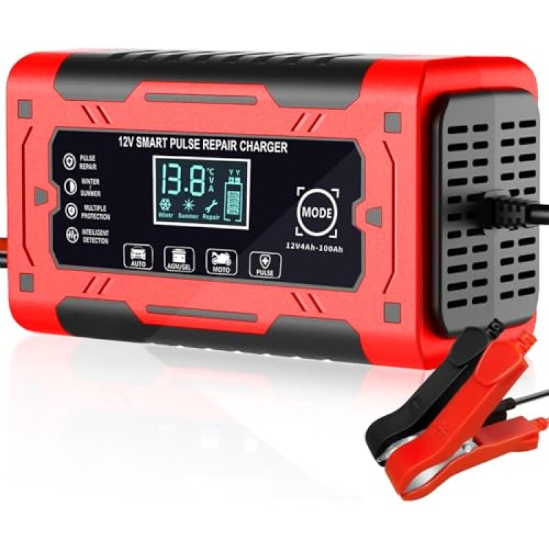 12V Smart Car Battery Charger