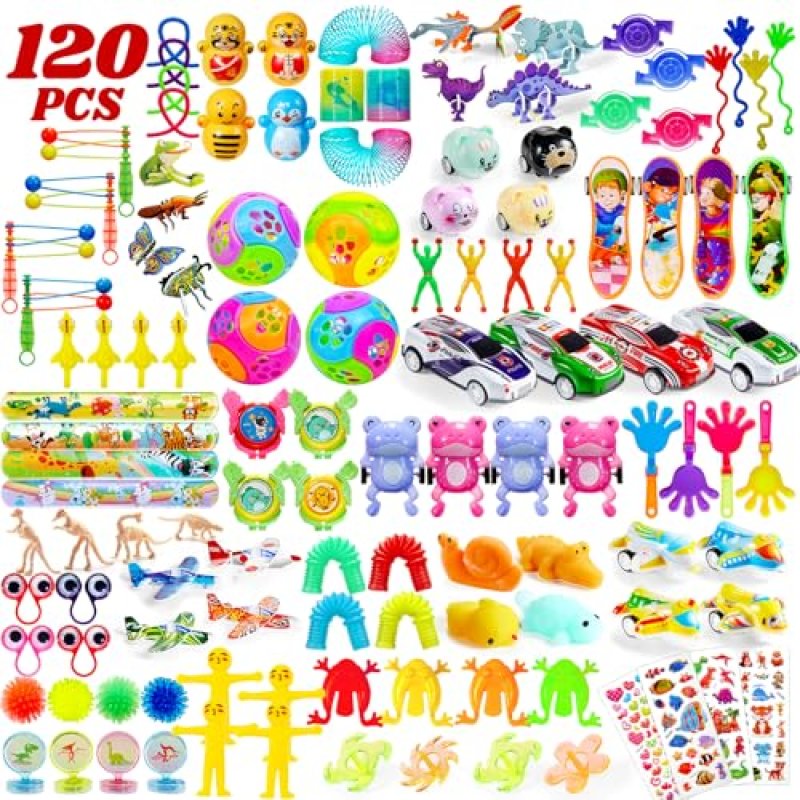 TOANWOD 120Pcs Party Bag Fillers: Stocking…