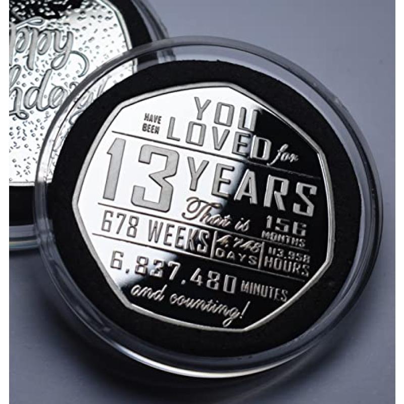 13th Birthday Silver Coin