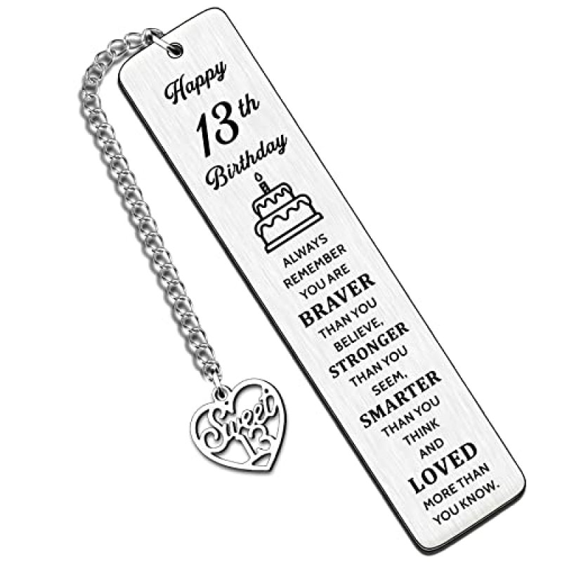 HULALA 13th Birthday Bookmark Gift