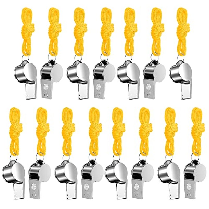 PUFEUOO 15Pcs Whistles Sports Whistle Referee…