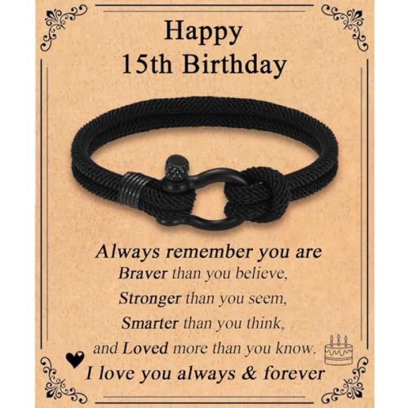 TEVOP 15th Birthday Bracelet Gift
