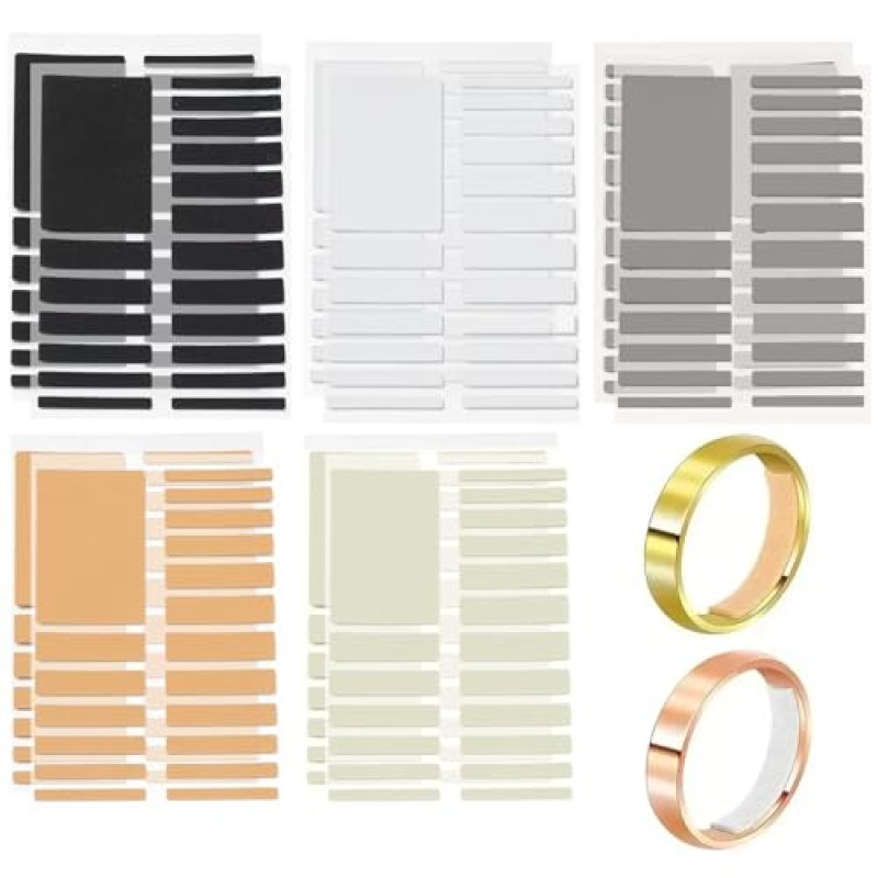 YHTCC 192 Pcs Ring Spacer, 10 Sheets/6 Widths,…