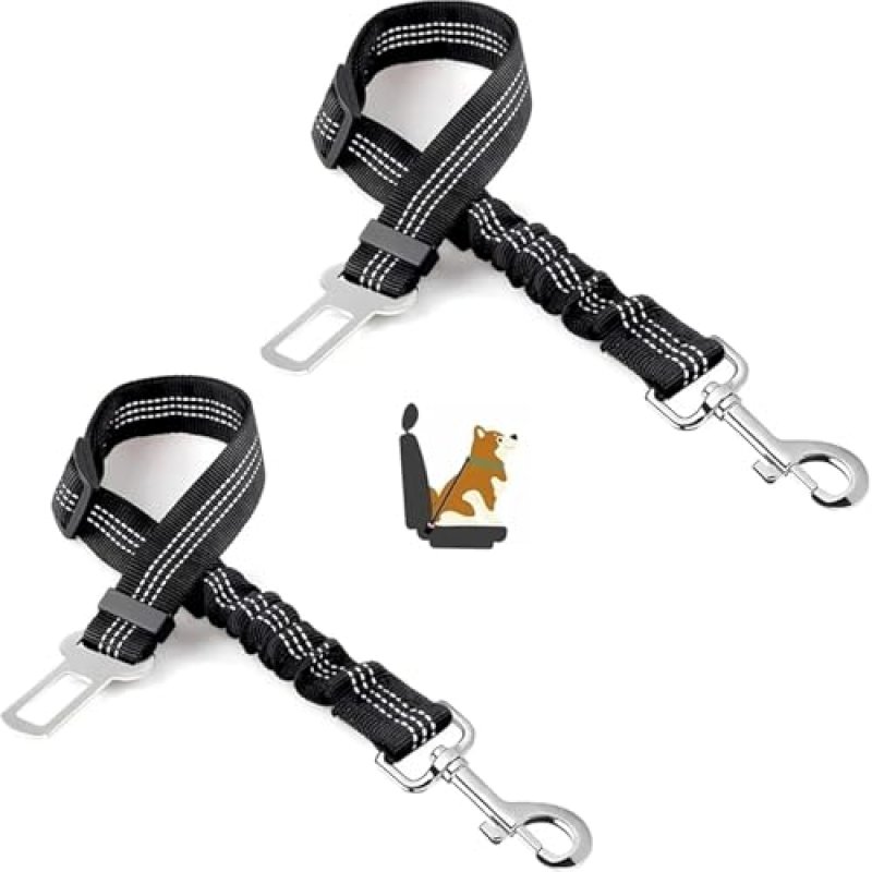 2-Pack Dog Seat Belts for Cars -Dog Seat Belt…