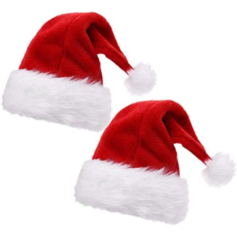 DIYASY 2PACK Santa Hat,Christmas Santa Claus hat…