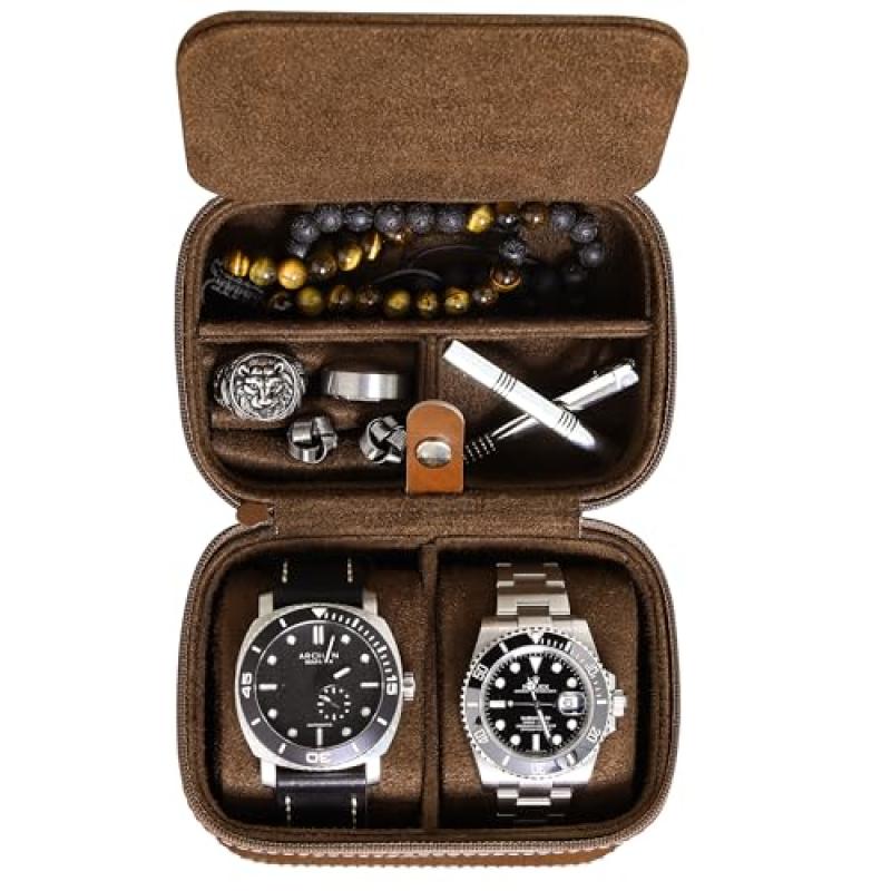 ROTHWELL 2 Watch Travel Case