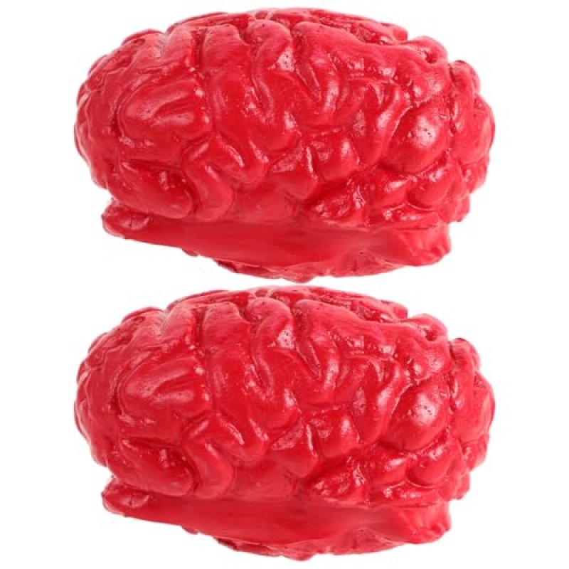 YARNOW 2 Pcs Fake Brain Prop Halloween Body Organ…