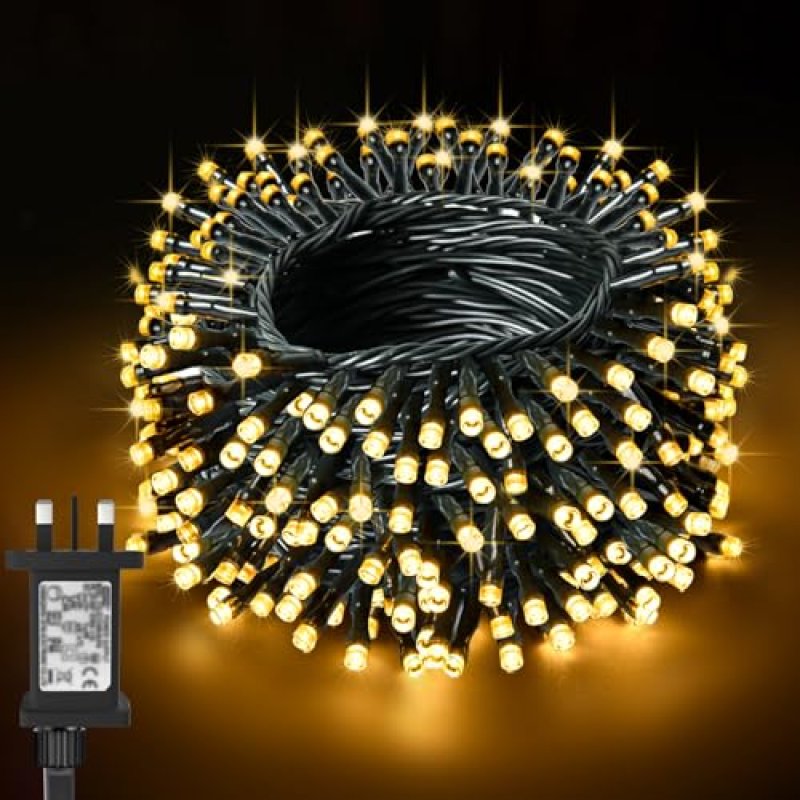 BOLWEO 20M Warm White Fairy Lights