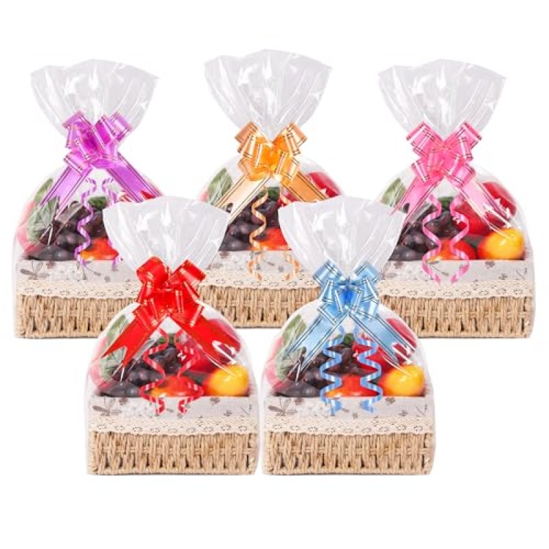 20Pcs Large Cellophane Wrap for Hampers, 60 x…