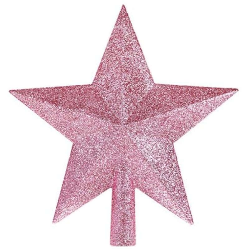 20CM Pink Mini Star Tree Topper Christmas…