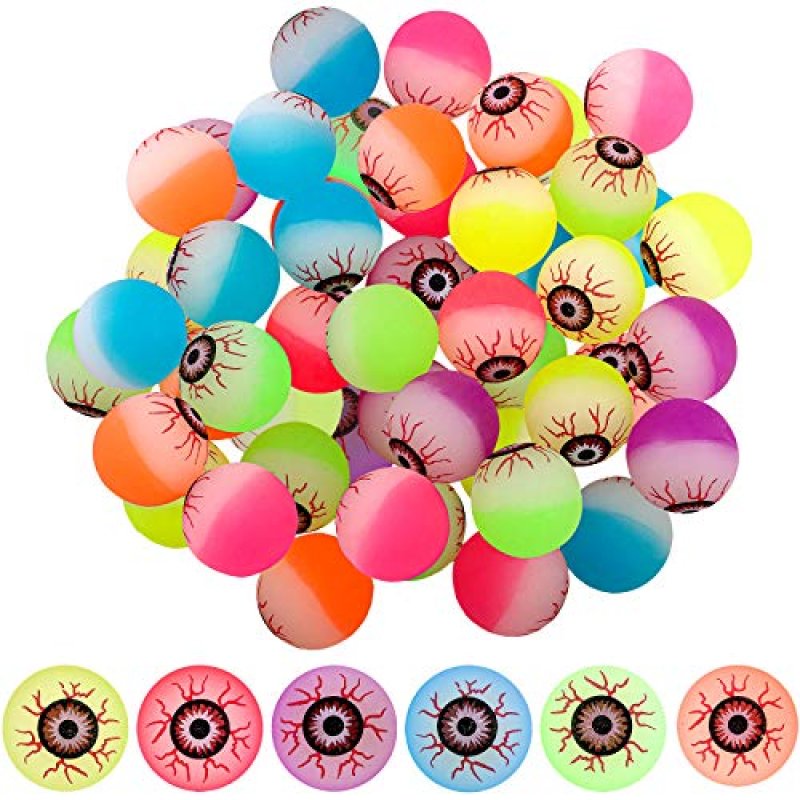 ELCOHO 24 Pieces Glow in the Dark Bouncing…