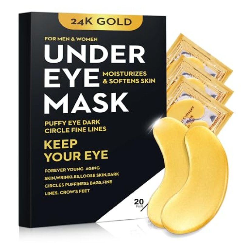 24K Gold Collagen Eye Masks