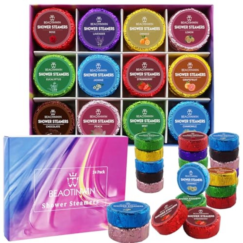 24 pcs Shower Steamers Aromatherapy Shower…