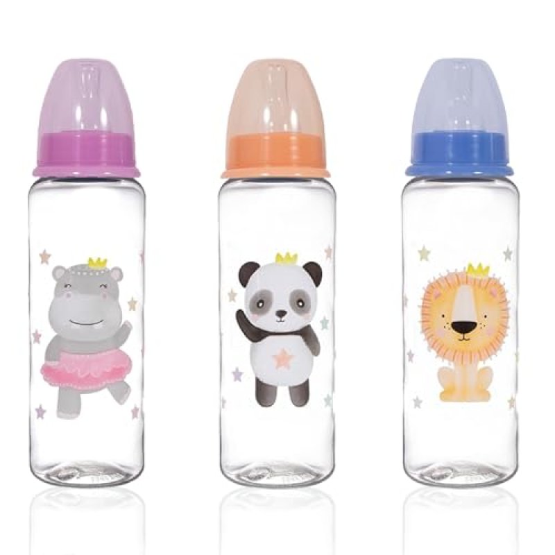 3 Pack Baby Milk and Water Bottles Easy Grip with…