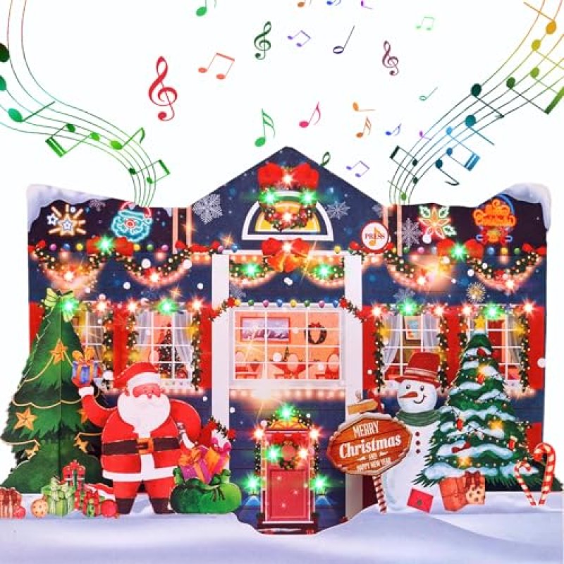 WUJUN 3D Christmas Card