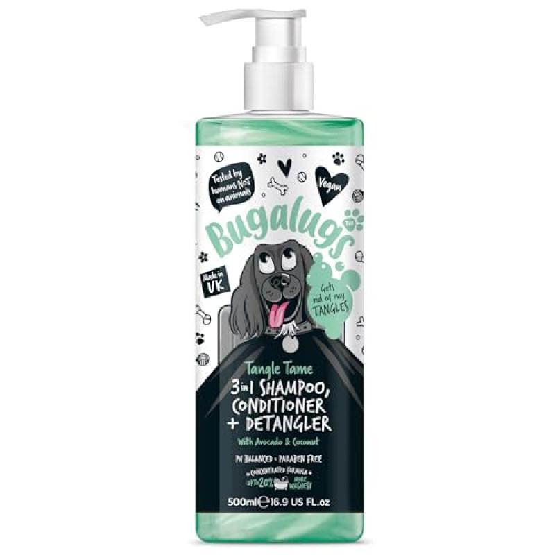 BUGALUGS 3-in-1 Dog Shampoo with Avocado & Coconut