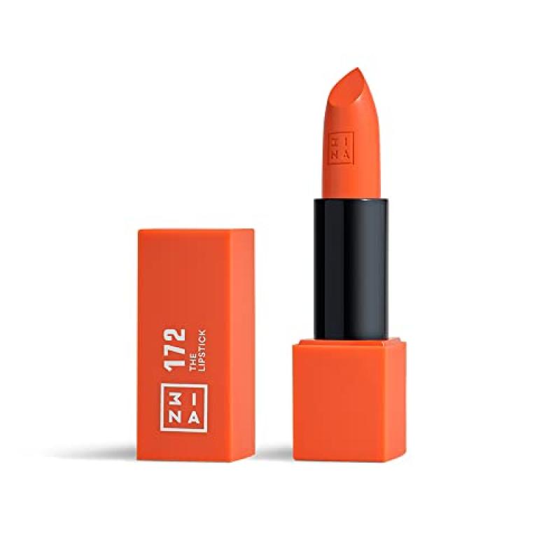3INA MAKEUP Lipstick 172 - Orange Matte Lip Colour