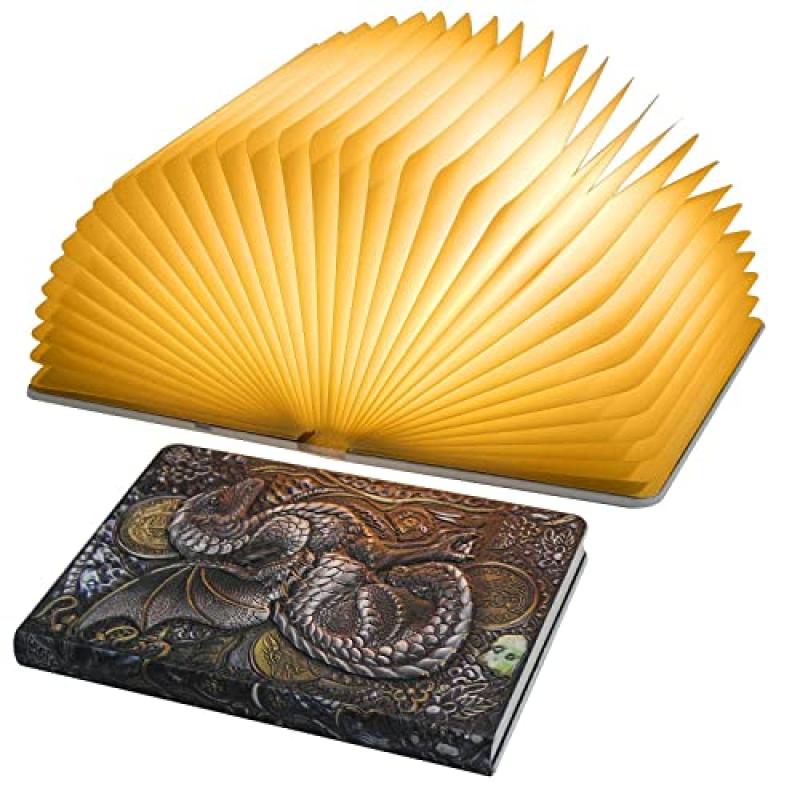 QXMGCBOK 3D Embossed Book Night Light