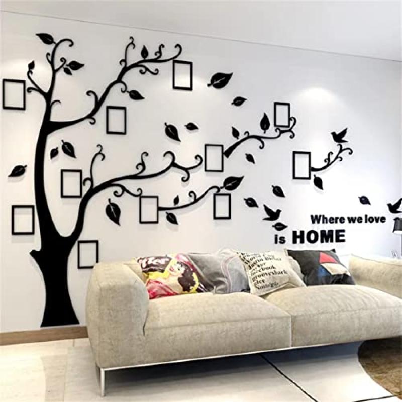 3D Tree Wall Decal with Photo Frames
