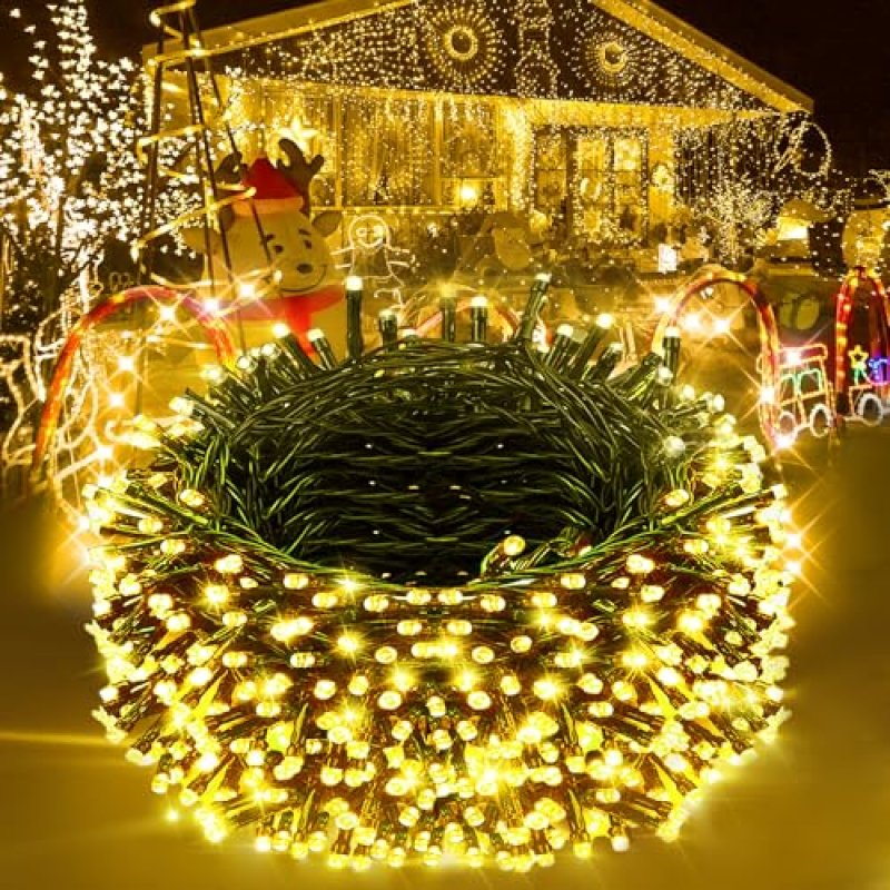 JEAYYDSI 30M Christmas Lights 1000LED 98FT…