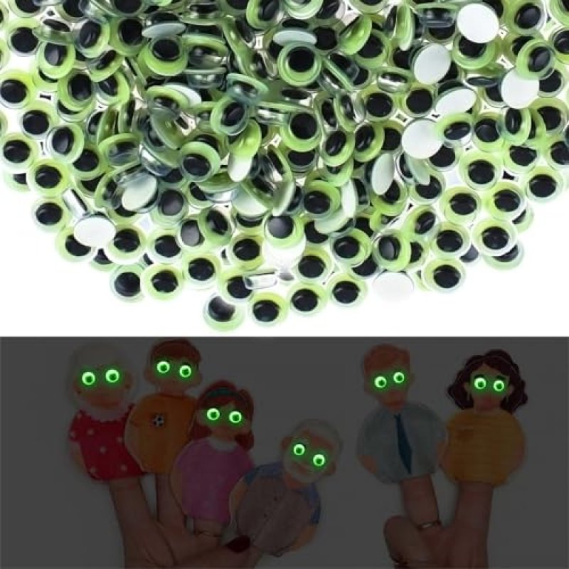 300 Pcs Wiggle Googly Eyes Glow in The Dark…