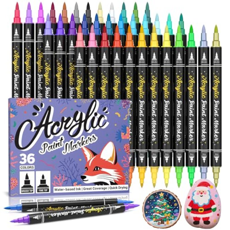 ANYUKE 36 Acrylic Paint Pens