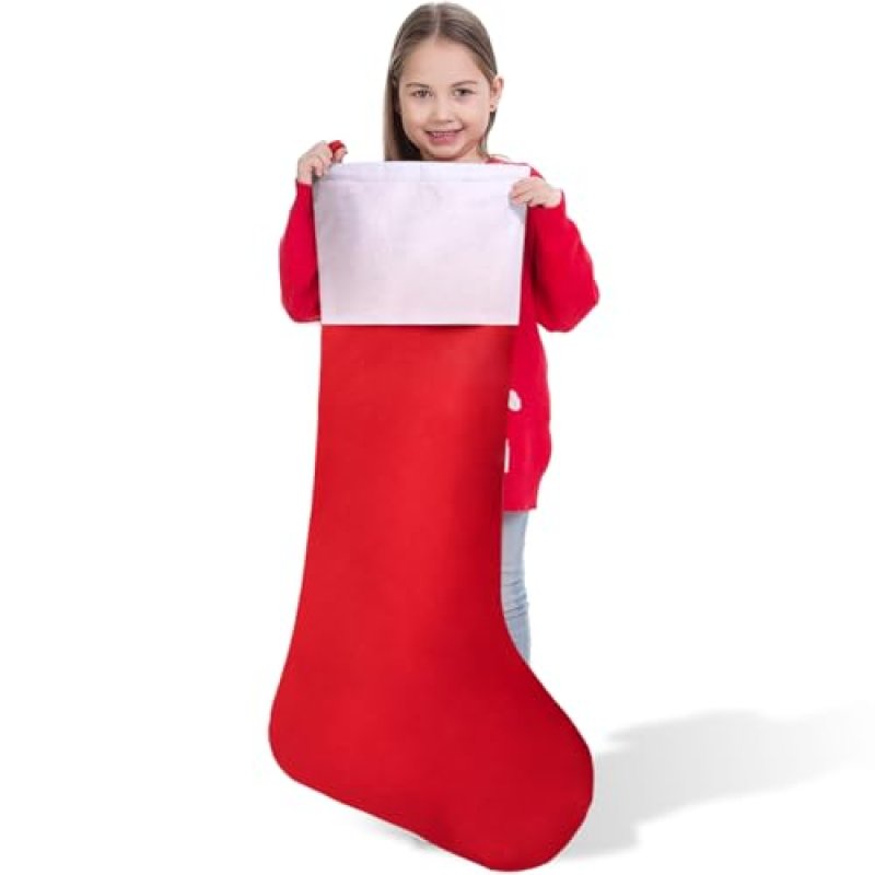 JOYIN 38" Jumbo Christmas Stocking, Personalized…