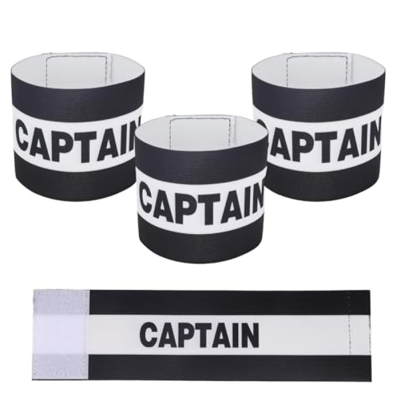 3pcs Captain Armbands Soccer, Adjustable Leader…