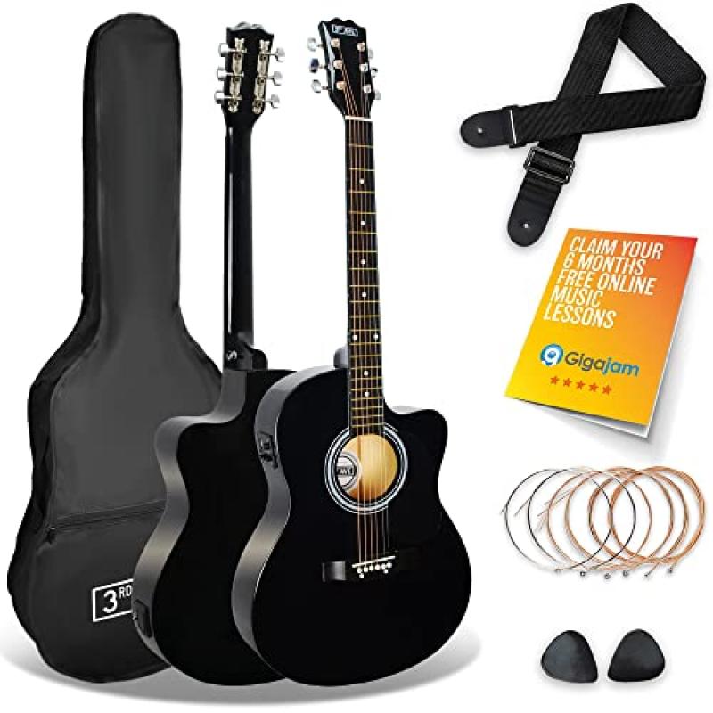 3rd Avenue Acoustic Guitar Pack - Black