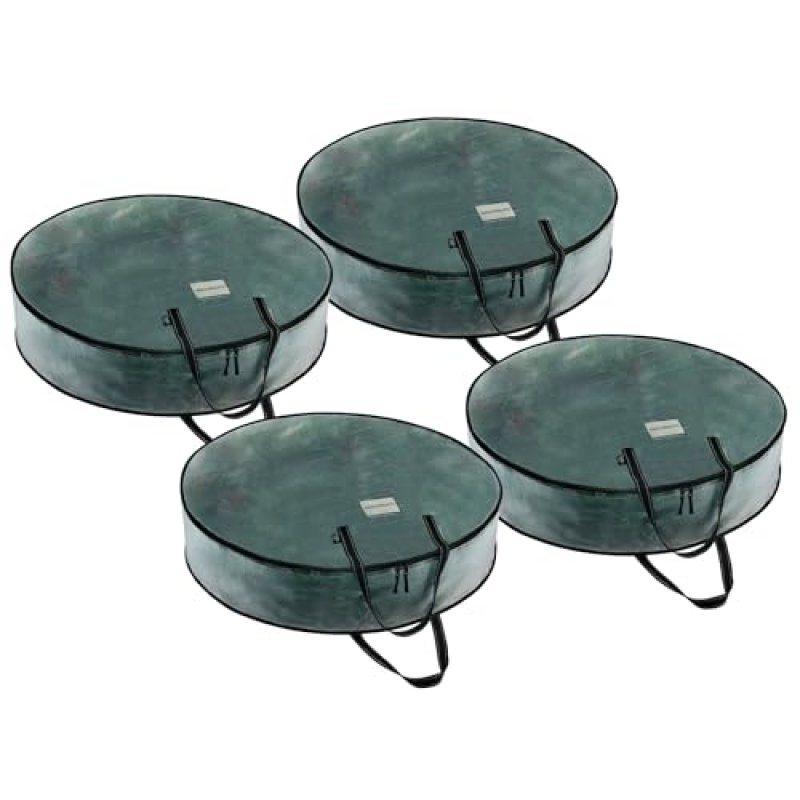 VENO 4 Pack Christmas Wreath Storage Container -…