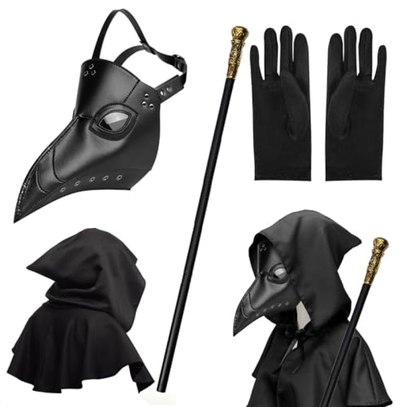 MAINOSHY 4PCS Halloween Props Costume Set, Plague…