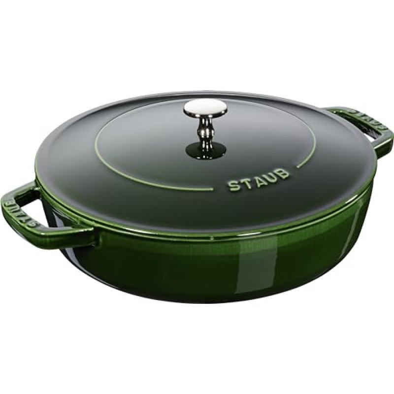 STAUB 40511-478-0 Cast Iron Chistera 28 cm Basil…