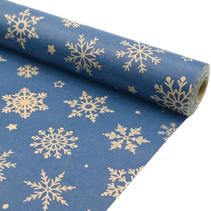 43cm *15m Christmas Snowflakes Wrapping Paper…