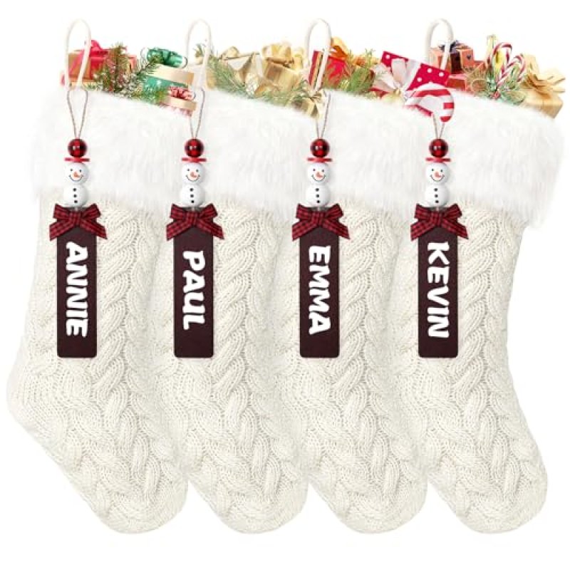 SOMYTING 4pcs Christmas Stockings 18 inch Large…