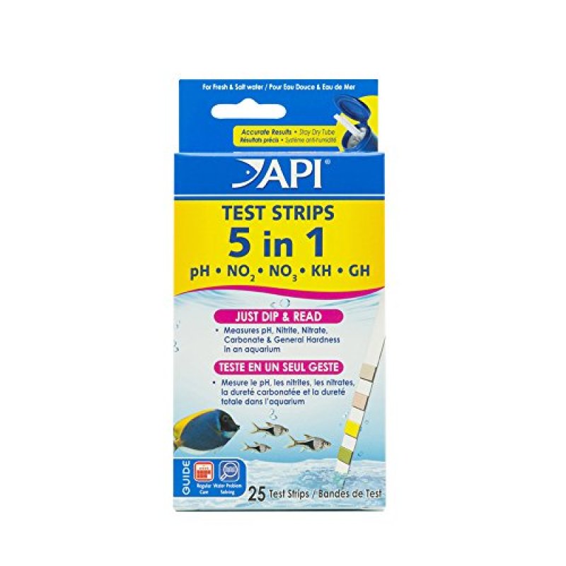 API 5-IN-1 TEST STRIPS Freshwater and Saltwater…