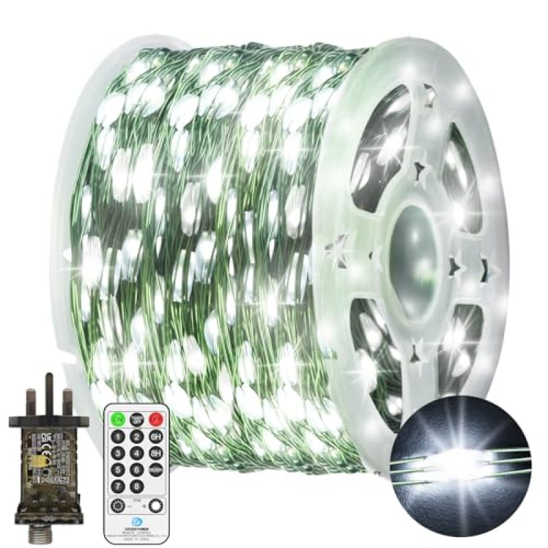 500 LED Fairy Lights, Cool White