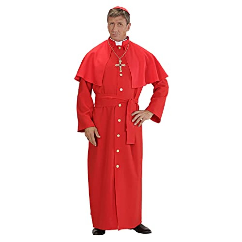 WIDMANN 57712 Men’s Red Cardinal Costume. Church,…