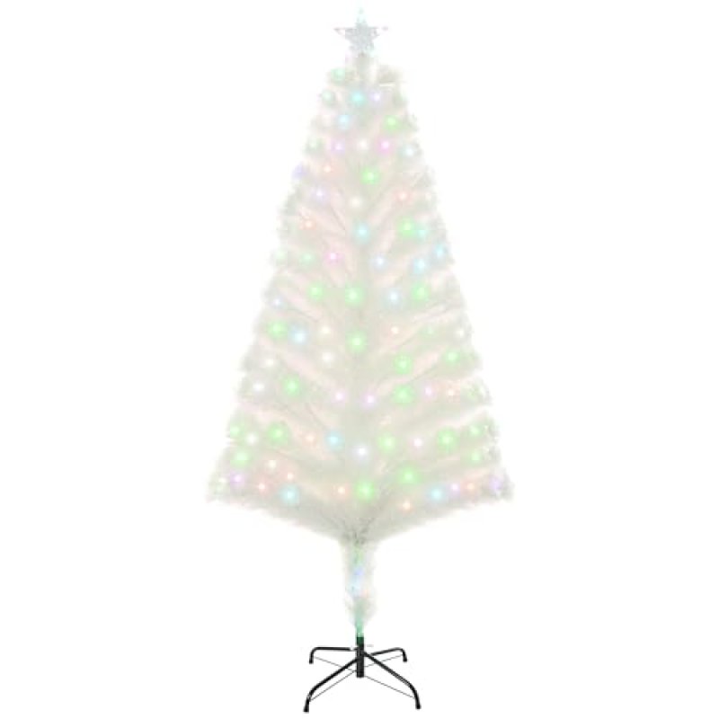 HOMCOM 5ft Prelit Christmas Tree