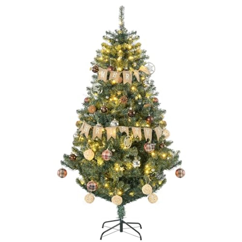 HOMCOM 6ft Christmas Tree
