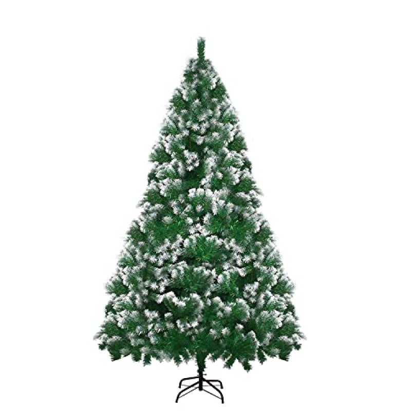 LOKIPA 6ft Snow Flocked Christmas Tree