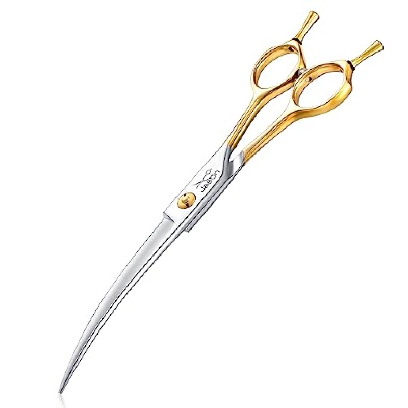 JASON 7.5 Inch Curved Dog Scissors Professional…