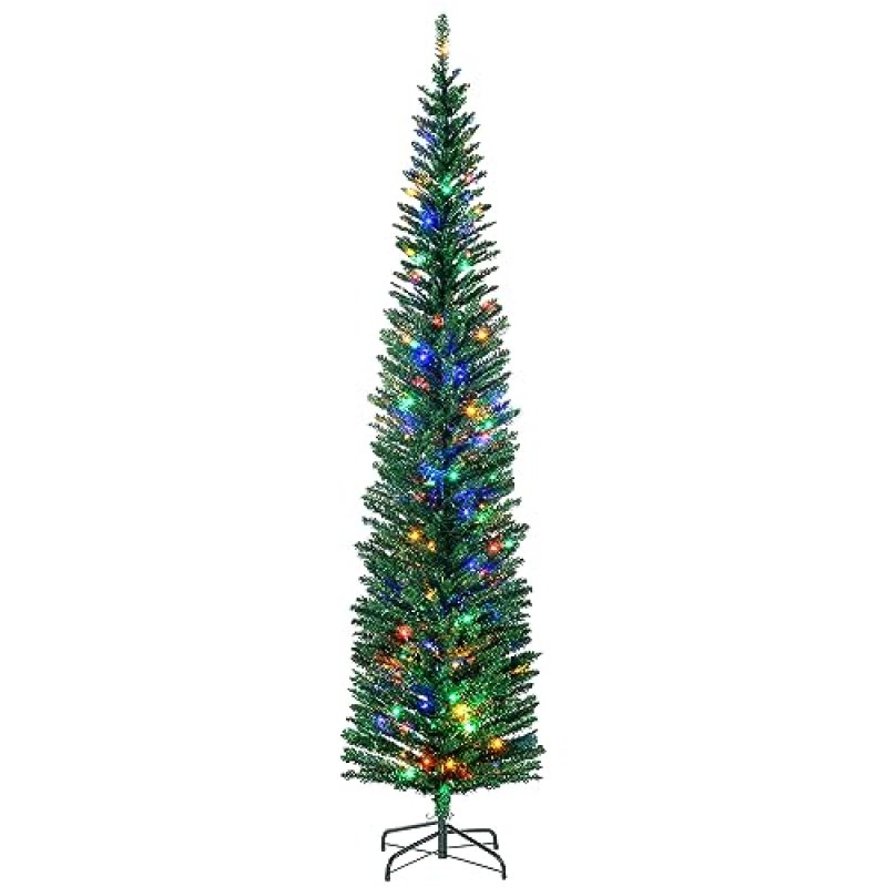 HOMCOM 7.5ft Christmas Tree