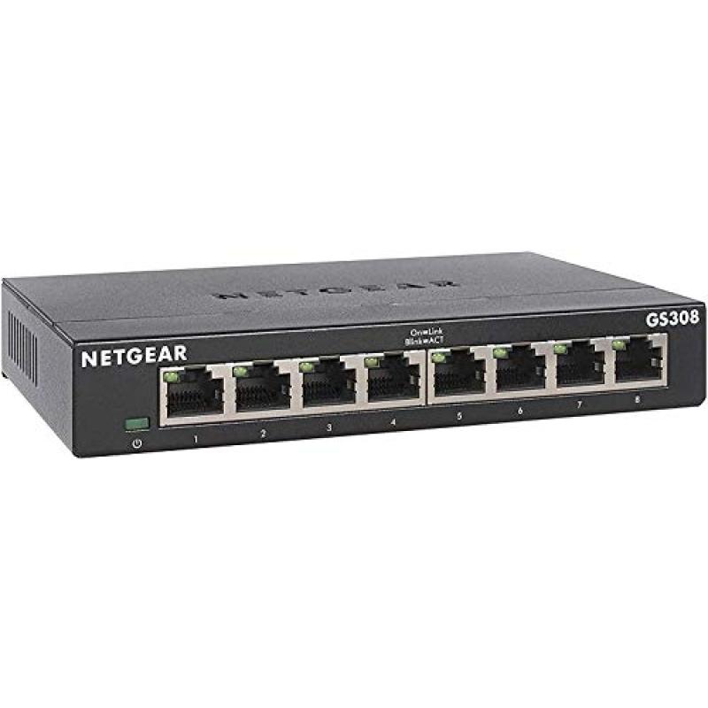 NETGEAR 8 Port Gigabit Network Switch