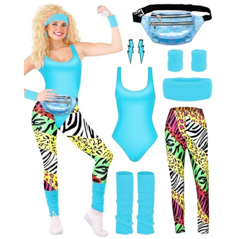 BIQIQI 80s Costume Set