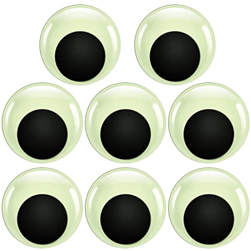 TOAOB 8pcs Glow in The Dark Wiggle Googly Eyes…