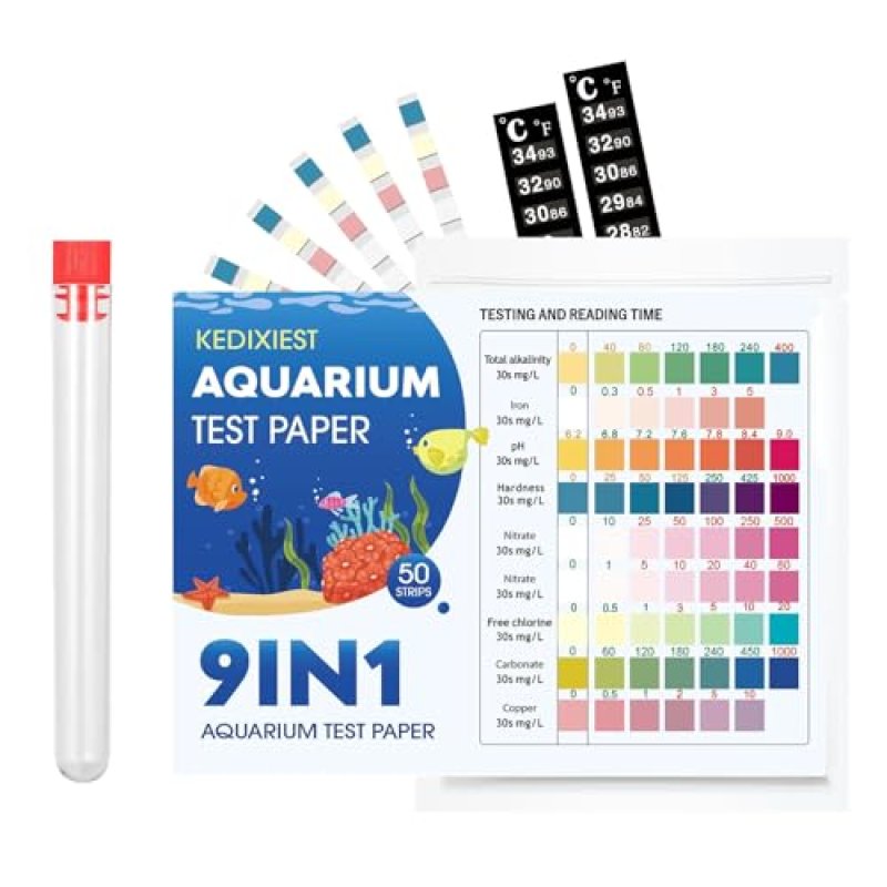 9 in 1 drinking water test kit, fish tank water…